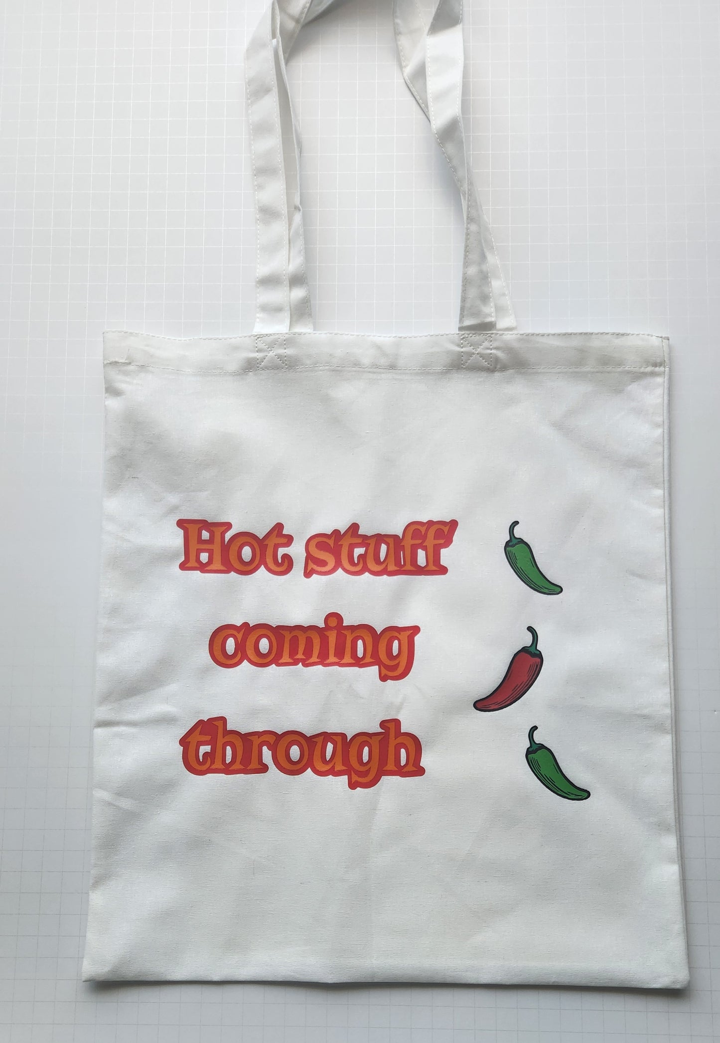 Spice up your style with this sizzling Chili Pepper Tote Bag!